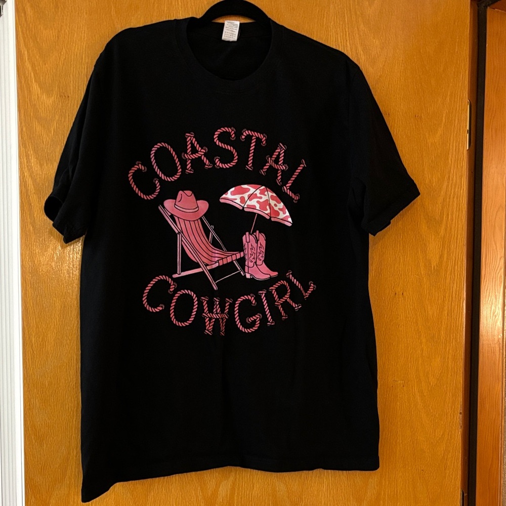 Coastal Cowgirl Black T-Shirt